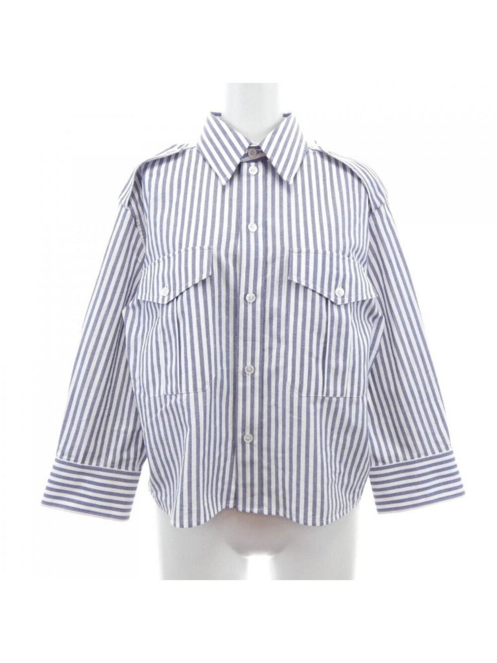 Celine Cropped Reporter Shirt